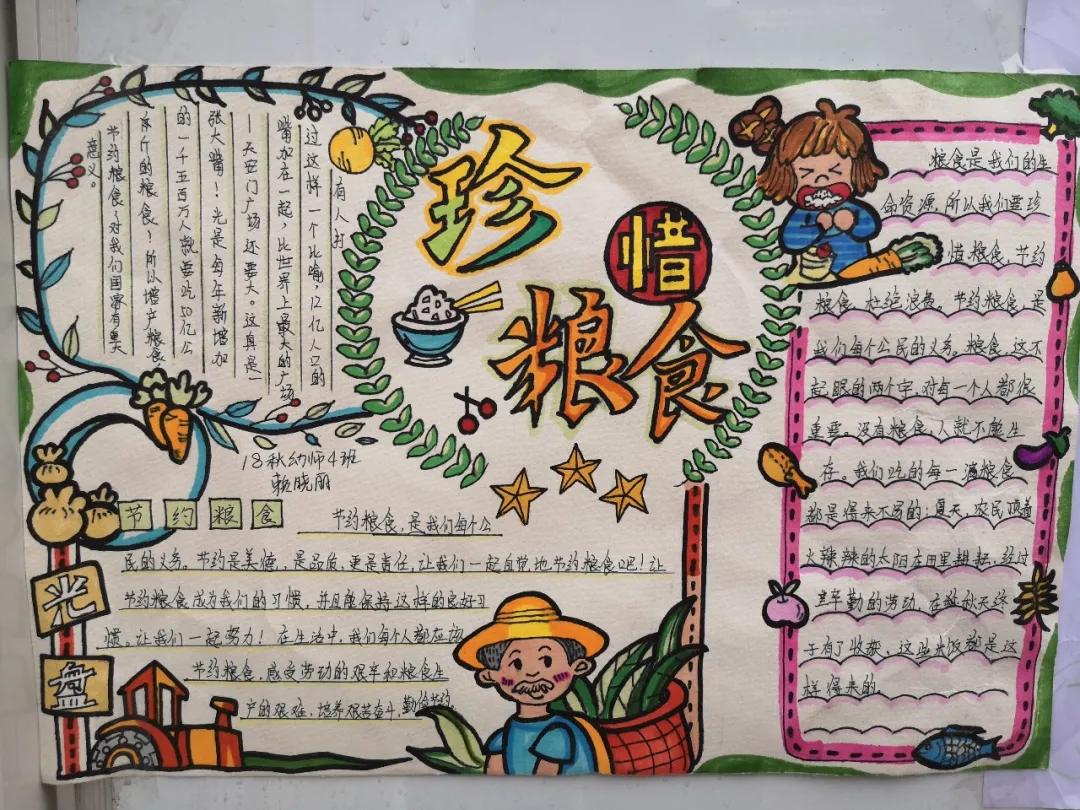 我院商贸旅游系举办主题为“光盘行动,从我做起”的班级画、手抄报作品展