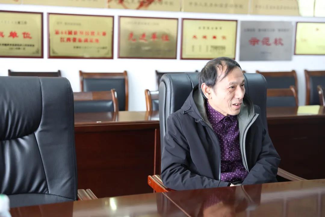 南丰中等职业学校校长翁水根一行莅临我院交流工作
