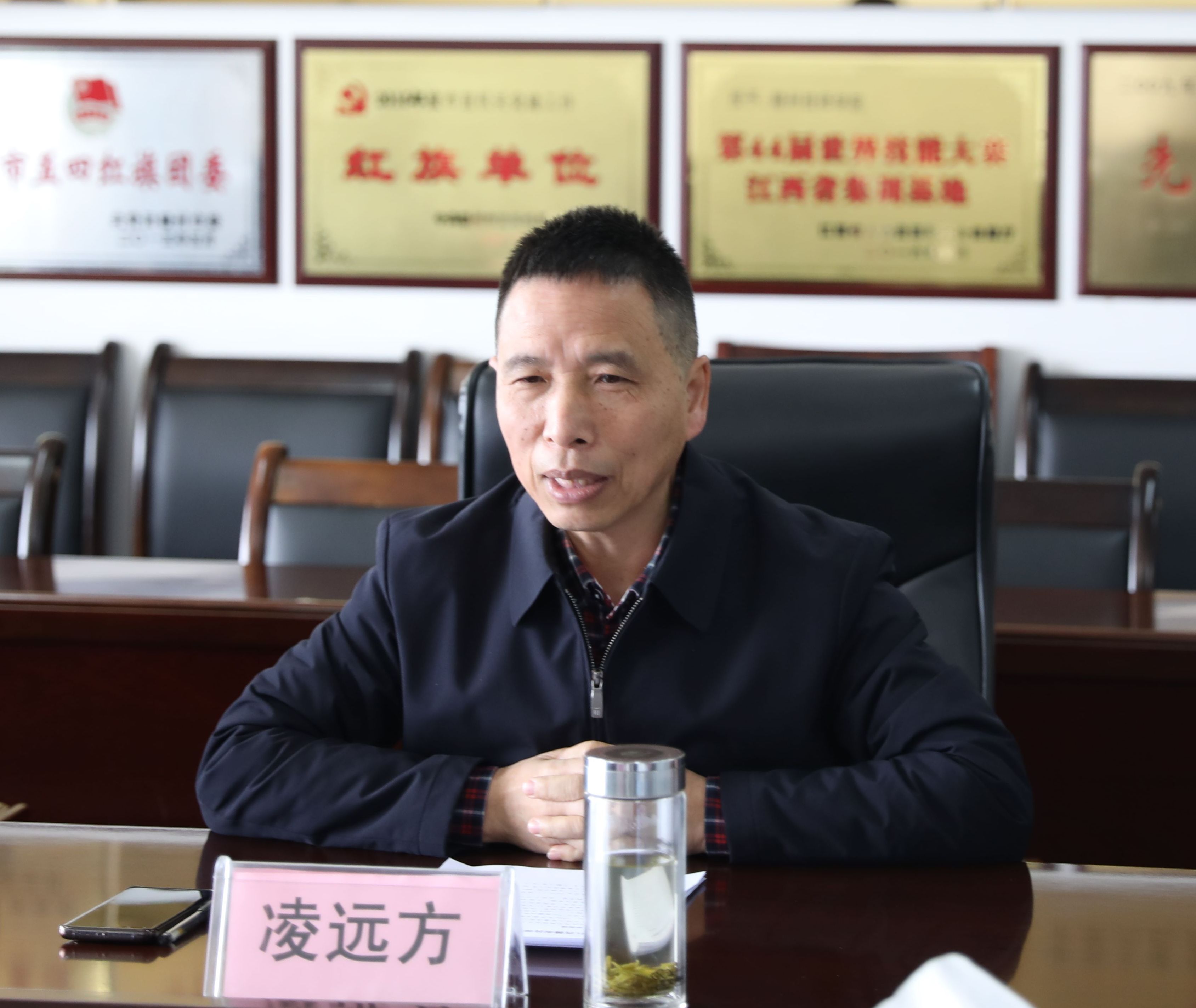 上杭县人社局党组书记、局长傅林增一行来我院交流学习
