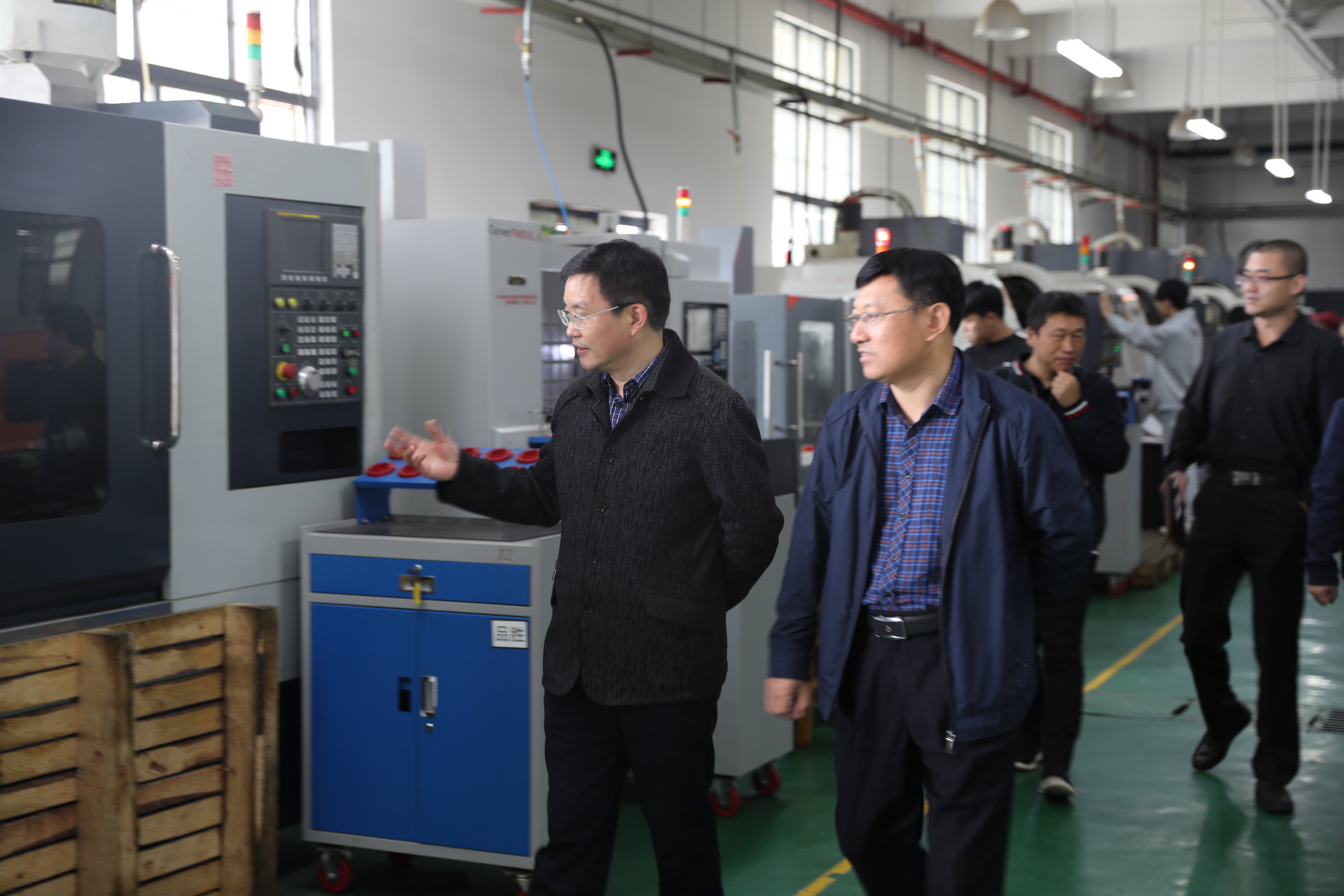 江西技师学院院长王林安一行莅临我院考察交流学习