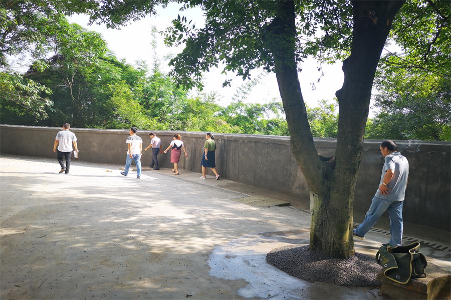 后勤保障处组织工程项目验收